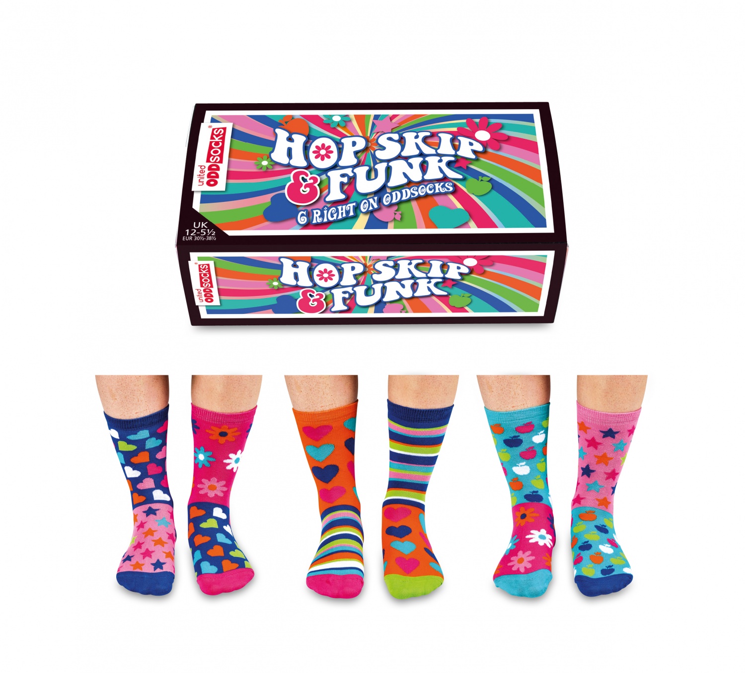 United Oddsocks - Childrens Funky Socks - Size 12-5.5